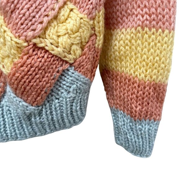 SWEATER BEE Vintage Womens Sweater Small Oversized Granny Pullover - Picture 7 of 10